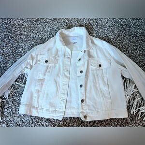 White Fringe Jacket